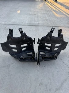 2003-2006 OEM POLARIS PREDATOR 500 Left Right Heel Guards Cover Foot Pegs Set - Picture 1 of 8