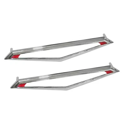 Sie Marker Light Lamp Bezels Quarter Panel Assembly 1969 Pontiac Lemans GTO 2pc - Image 1 of 4