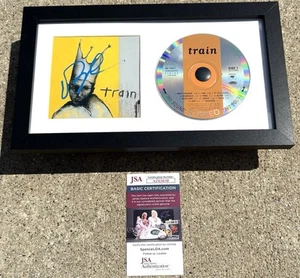 ZUG Pat Monahan SIGNIERT + GERAHMT CD JSA COA - Bild 1 von 3