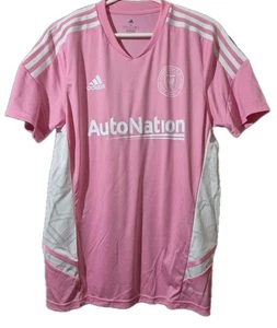 Camiseta de fútbol Inter Miami rosa Adidas octubre 2021 concientización sobre el cáncer de mama talla M - Imagen 1 de 9
