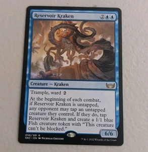 Reservoir Kraken -Streets of New Capenna Magic The Gathering casi nuevo  - Imagen 1 de 2