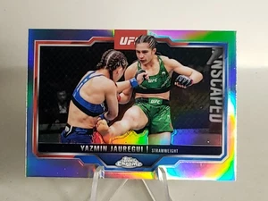Yazmin Jauregui 2025 Topps cromo UFC plata refractor #50 - Imagen 1 de 2