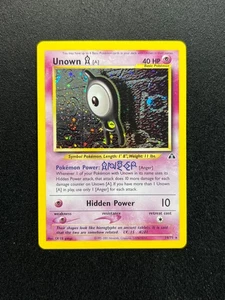 Unown A 14/75 Neo Discovery Excellent Condition Pokémon Card Rare Holo - Picture 1 of 3