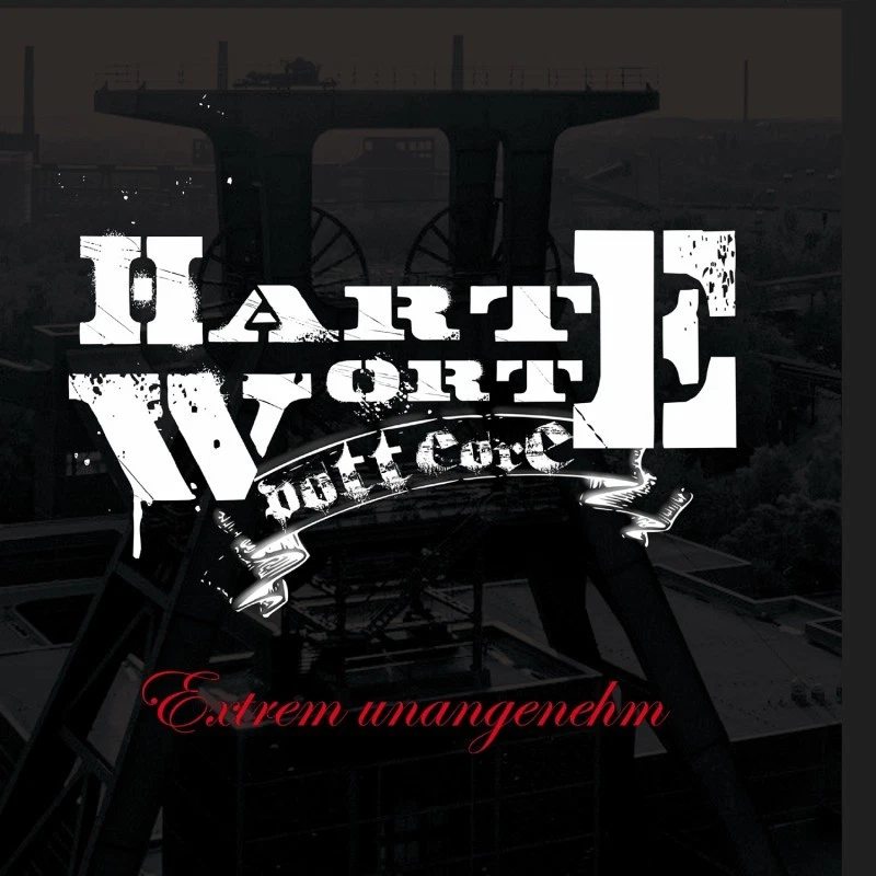 HARTE WORTE - EXTREM UNANGENEHM LP + CD limited black Skinhead Oi! Punk Soifass - Bild 1 von 1