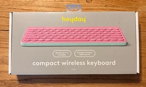 Wireless Bluetooth Keyboard | Lightweight Compact Soft Touch | Barbiecore | Pink - Picture 1 of 2