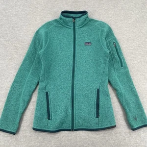 Chaqueta Patagonia Para Mujer XS Extra Pequeña Azul Teal Verde Cremallera Defectos Pintura Mancha - Imagen 1 de 10