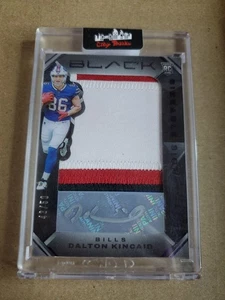 DALTON KINCAID Panini Black Jumbo ROOKIE PATCH AUTO /50  - Picture 1 of 6