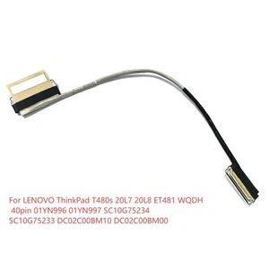 WQHD 40pin 01YN996 01YN997 for Lenovo Thinkpad T480S Screen LCD EDP Video Cable - Picture 1 of 6