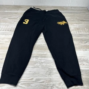 Polo Ralph Lauren Jogginghose Herren Large schwarz gold Triple Pony #3 Größe L - Bild 1 von 13