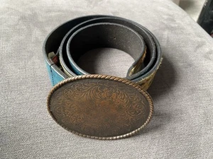 Diesel Unisex Fashion Real Leather Belt 36 Inches - Picture 1 of 7