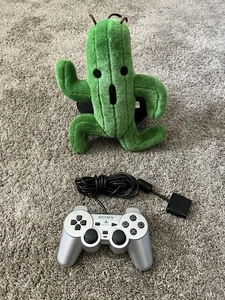 PlayStation 2 Silver Dualshock 2 Controller (PS2) - Picture 1 of 3