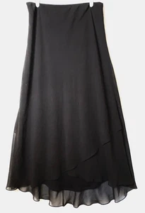 Gonna Alex Evenings XL nera trasparente a strati maxi formale chey Fairy Balletcore - Foto 1 di 9