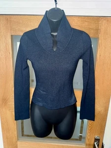 KHAITE KLEO DARK NAVY BLUE SWEATER/JUMPER SIZE XS - Picture 1 of 5