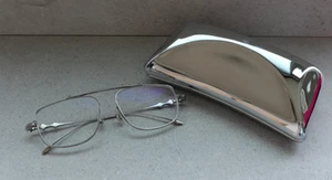 Gafas de aviador Gentle Monster Martin 02 marco plateado lentes transparentes ópticas audaces - Imagen 1 de 5