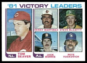 1982 Topps #165 '81 Victory Leaders Tom Seaver - Picture 1 of 2