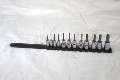 Snap-On 212EFTAY 12pc Combination Drive SAE Standard Hex Driver Bit Socket Set - Image 1 of 4