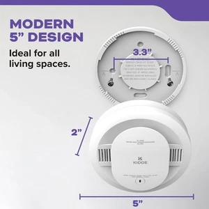 Kidde Smoke & Carbon Monoxide Detector 10-Year Battery Powered Voice Alerts $65 - Picture 1 of 10