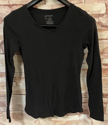 Camiseta negra manga larga No Boundaries. Talla: L (11-13). Foto 1 de 4