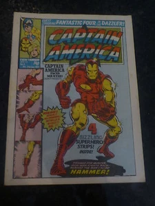 CAPTAIN AMERICA Comic - No 9 -   Date 22/ 04/1981 - UK Paper comic - Bild 1 von 4