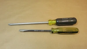Crescent USA Cushion Grip #2504 Phillips & Fuller USA #310 Slotted Screwdriver - Picture 1 of 7