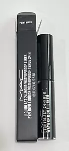 Mac Liquidlast 24 Hour Waterproof Liner - Point Black - .08 fl oz / 2.5 ml New - Picture 1 of 4