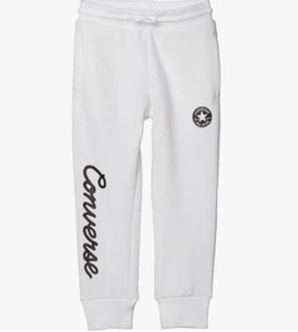Converse Kids Fleece Script Logo Joggers (Little Kids) Comfortable Brand Detail - Picture 1 of 7