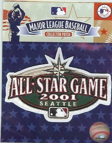 2001 MLB All Star Sleeve Patch Seattle Mariners Official Jersey Logo Cover