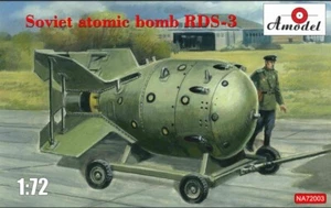 Amodel NA72003 - 1/72 Soviet atomic bomb RDS-3 scale model kit plastic - Picture 1 of 12