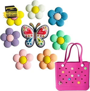 8 piezas accesorios para bolsas Bogg, bolsa Bitty Bogg, dijes Bogg para bolsas de mano, lavable F - Imagen 1 de 8