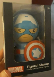 Statuina Marvel 3D Capitan America - Nuovo - MXYZ Figural Stamp - Foto 1 di 3