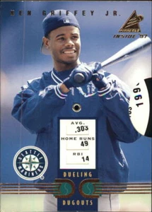 1997 Pinnacle Inside Dueling Dugouts #6 K.Griffey Jr. A.Jones - NM-MT - Picture 1 of 2