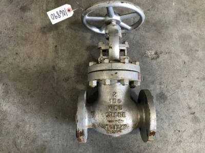 Crane 2" 150# WCB Globe Valve, Fig# 143-XU - Image 1 of 4