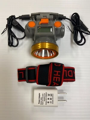 Rechargeable LED Headlamp 3 Watt Display Vapor Trail Outdoors