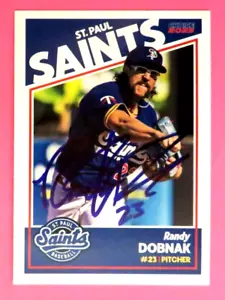 Choice 2023, St. Paul Saints - Randy Dobnak - autografiado - Imagen 1 de 1