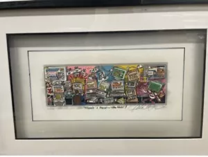 Charles Fazzino "There's A Mouse In The House" 3D Lithographie - Bild 1 von 4