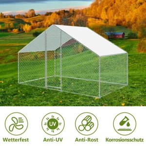 Hühnerstall Kaninchenstall Hundehaus Hühnerhaus Hühnergehege 6/9/12/18/24m² - Bild 1 von 16