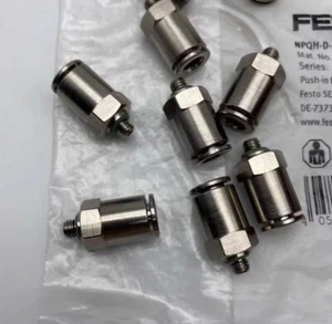 10PZ/borsa NUOVO PER FESTO NPQH-D-M5-Q4-P10 578334 Giunto filettato inserimento rapido - Foto 1 di 1