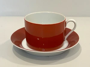 Vintage Fitz and Floyd Rondelet Terra Cotta Cup & Saucer Set - Picture 1 of 5