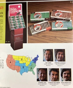Andes Candy Print Ad Original Vintage 1980 Rare VHTF Sales Team Delavan WI - Bild 1 von 12