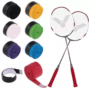 Assorted Tennis Badminton Squash Racket Anti Slip Over Grip Tape Absorb Sweat UK - Picture 1 of 4