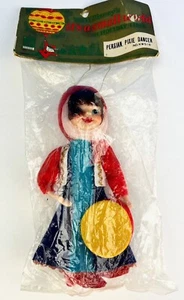 Vintage 1964 Walt Disney’s Small World Persian Pixie Dancer ornamento natalizio HTF! - Foto 1 di 6