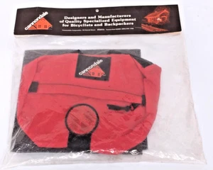 Vintage NOS Cannondale Toot Seat Pack Bicycle Cycle Tool Bag Red w Reflector NEW - Picture 1 of 7