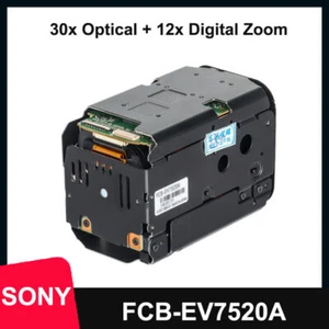 SONY FCB-EV7520A 30X Optical +12X Digital Zoom FHD Colour Block Camera Module - Picture 1 of 9