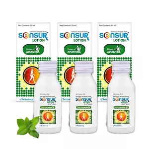 Sensur Lozione Antidolorifica Naturale e Ayurvedica - (50ml, Confezione da 3) CONSEGNA GRATUITA - Foto 1 di 6