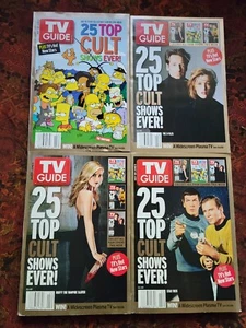 Special Edition TV Guides 25 Top Cult Shows Star Trek X Files Simsons Buffy 2004 - Picture 1 of 7