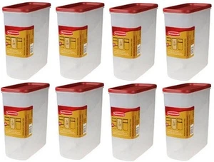 Contenedores de almacenamiento de alimentos secos Rubbermaid 1776473 Racer rojo 21 tazas - Paquete de 8 - Imagen 1 de 5