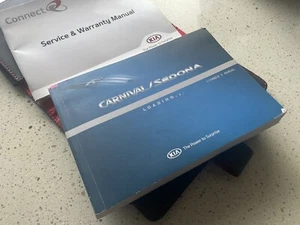 KIA CARNIVAL/GRAND CARNIVAL OWNERS HANDBOOK VQ, PETROL, 06/10- 10 11 12 13 14 - Picture 1 of 4