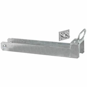 156/L Lockable Throw Over Gate Loop with Lifting Handle 450mm x 75mm - Galvanise - Picture 1 of 1