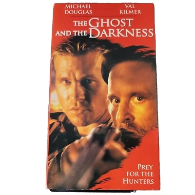 The Ghost and the Darkness (VHS, 1997) Michael Douglas Val Kilmer Paramount  - Image 1 of 4