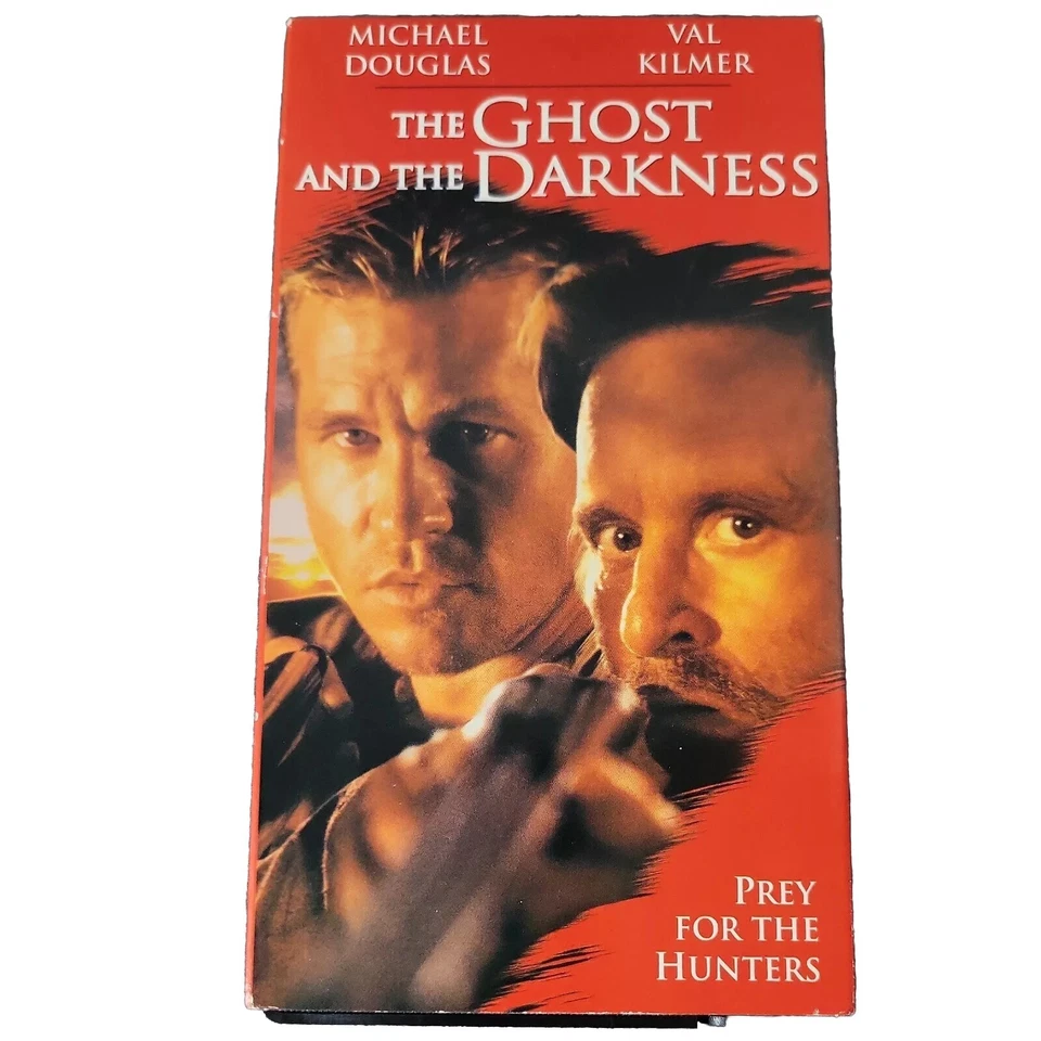 The Ghost and the Darkness (VHS, 1997) Michael Douglas Val Kilmer Paramount  - Image 1 of 4